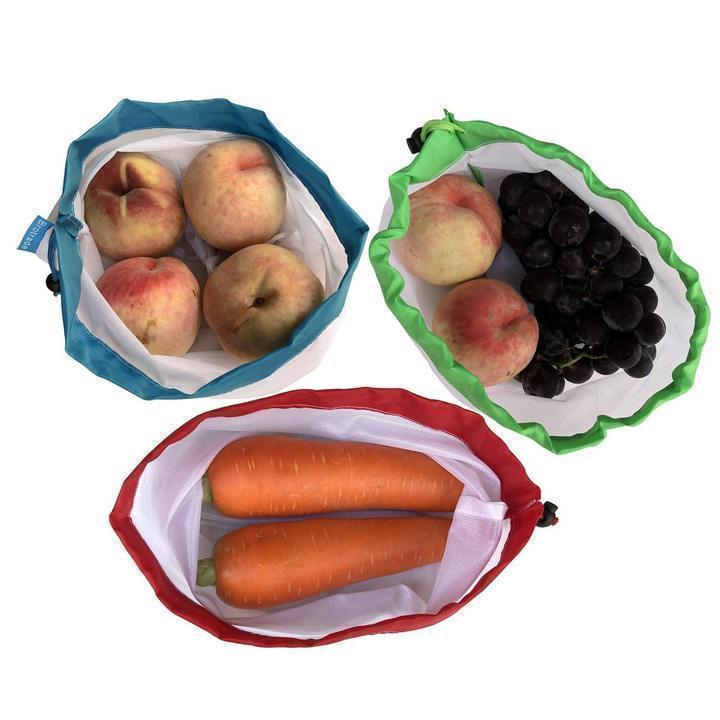 Reusable Fresh Produce Storage Bags (12 Pack)