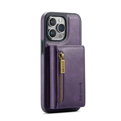 Slim Leather iPhone Wallet Case with Magnetic Car Mount