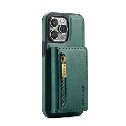 Slim Leather iPhone Wallet Case with Magnetic Car Mount