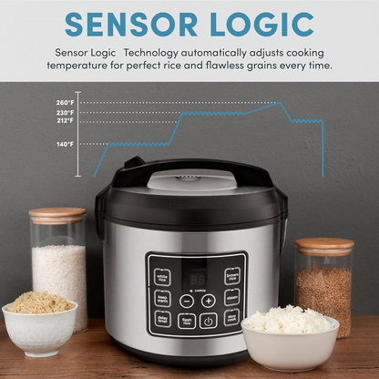 Large Capacity Smart Rice Cooker Stainless Steel