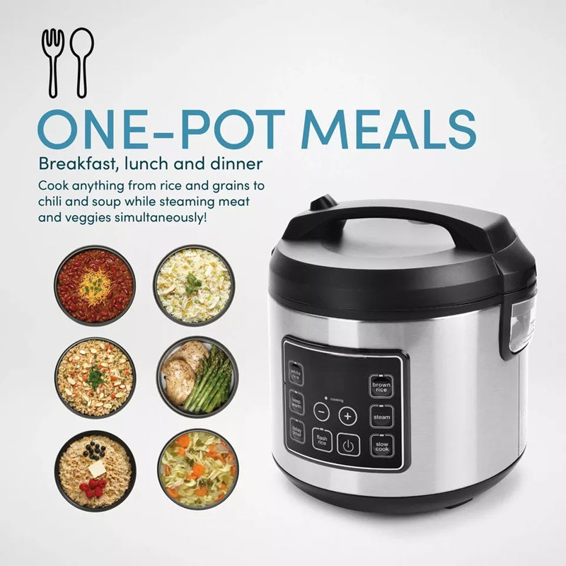 Large Capacity Smart Rice Cooker Stainless Steel
