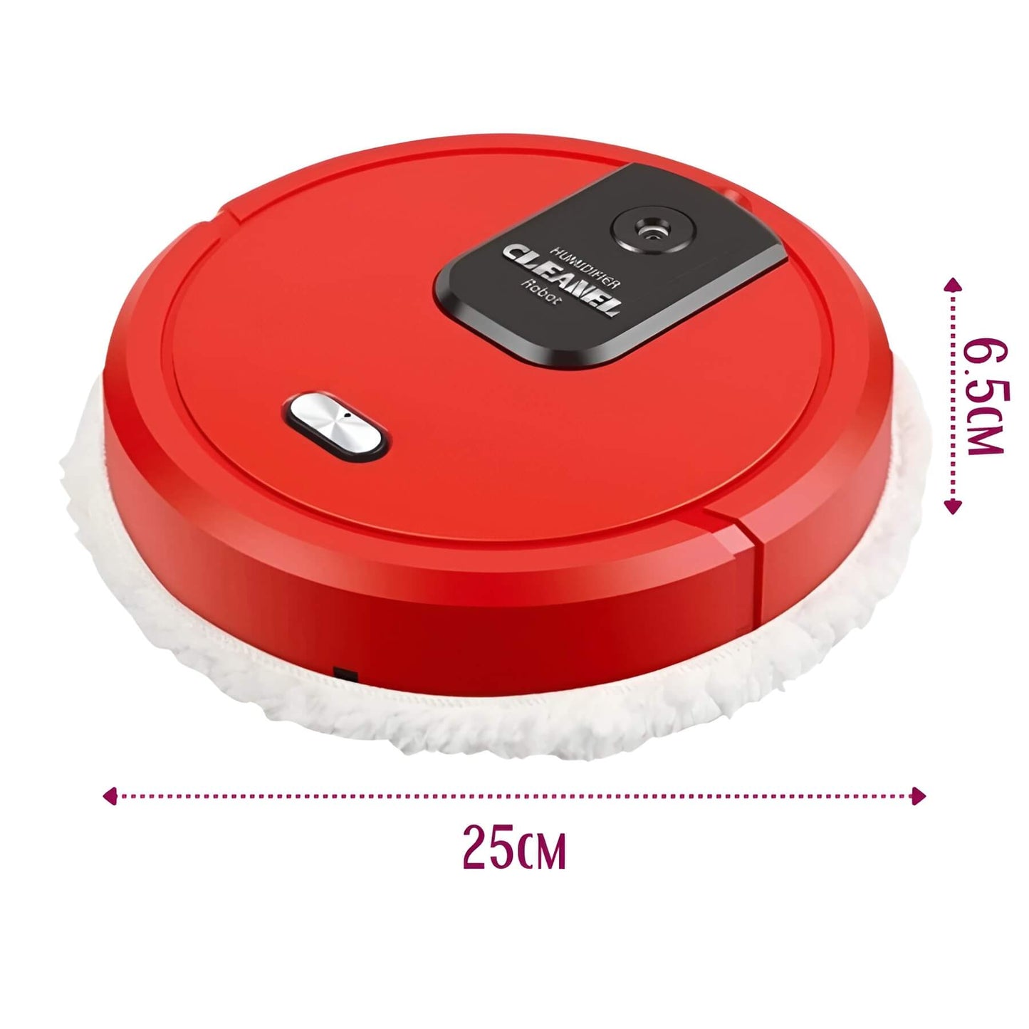 Compact Auto Vacuum and Mop Robot Cleaner