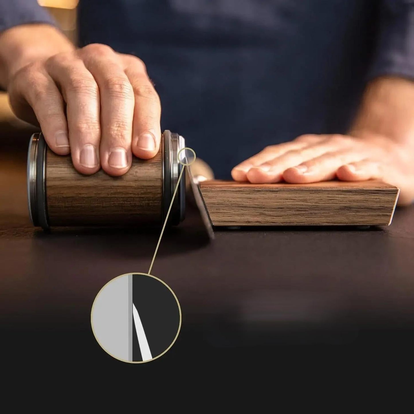 Easy 2-in-1 Knife Sharpener with Magnetic Storage - Fesara