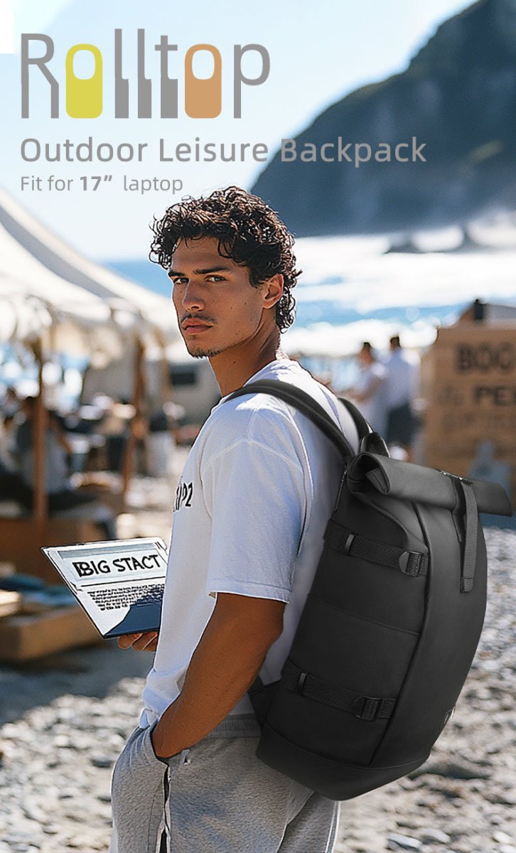 Waterproof Expandable Laptop Backpack Bag