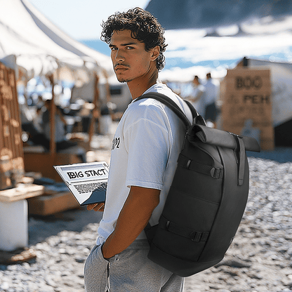 Waterproof Expandable Laptop Backpack Bag
