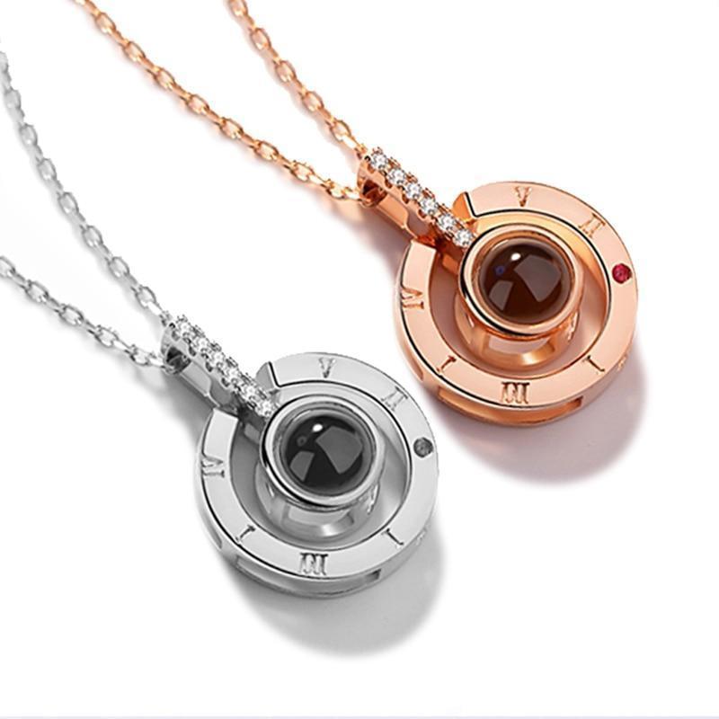 Romantic 100 Language Love Pendant Necklace