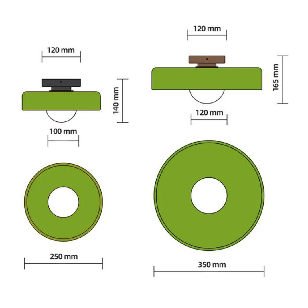 Circular Modern Overhead Ceiling Lamp