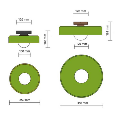 Circular Modern Overhead Ceiling Lamp