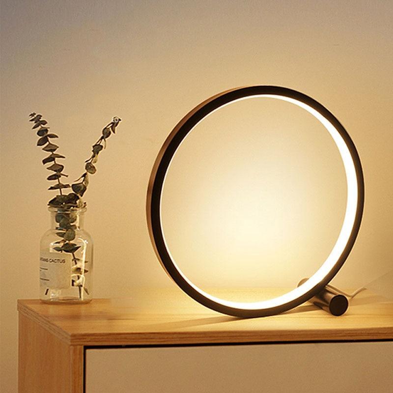 Circular Soft LED Table Lamp - Fesara