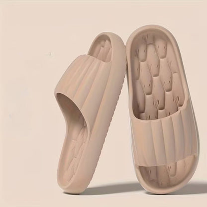 Round - Toe Soft - Sole EVA Slides for Women - Slippers - Wild Eye Vision