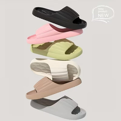 Round - Toe Soft - Sole EVA Slides for Women - Slippers - Wild Eye Vision