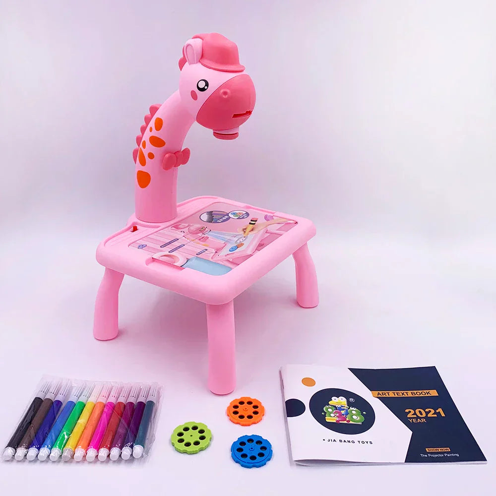 Fun Dinosaur Kids Art Table - Fesara