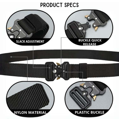 RuggedGear Outdoor Tactical Belt - Tactical Belt - Wild Eye Vision