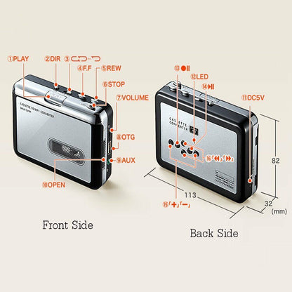 Portable MP3 Music Converter with USB Player