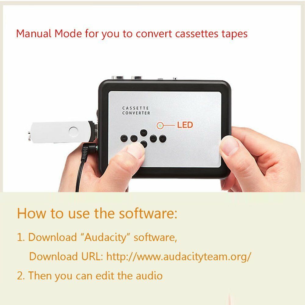 Portable MP3 Music Converter with USB Player