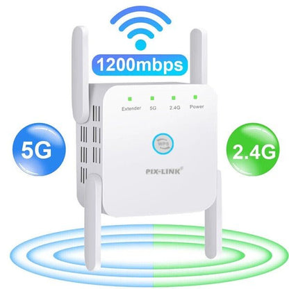 Fast Whole Home WiFi Booster with 4 Powerful Antennas