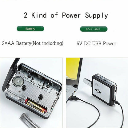 Portable MP3 Music Converter with USB Player