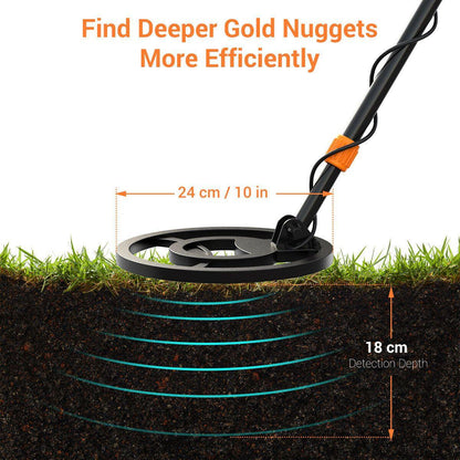 Accurate Handheld Metal Detector for Beginners & Pros
