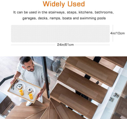 Anti Slip Stair Treads - Indoor Step Safety Strips