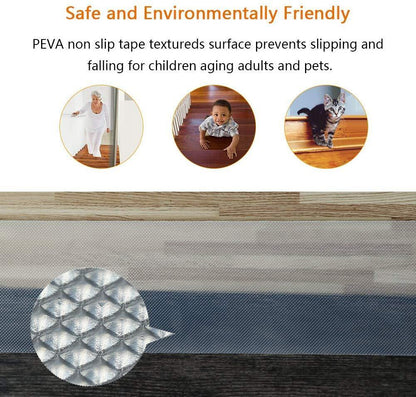 Anti Slip Stair Treads - Indoor Step Safety Strips