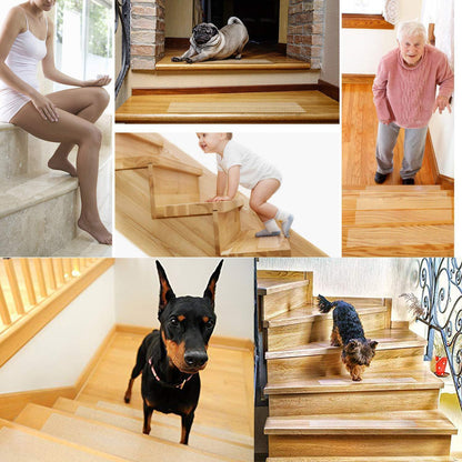 Anti Slip Stair Treads - Indoor Step Safety Strips