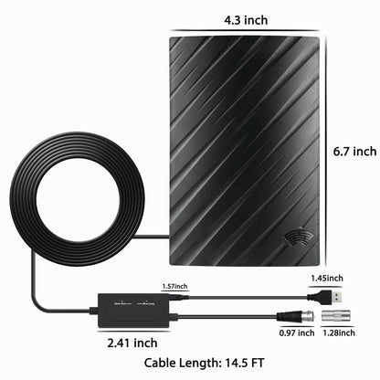 Strong Signal 4K HDTV Indoor Digital TV Antenna 600 Miles