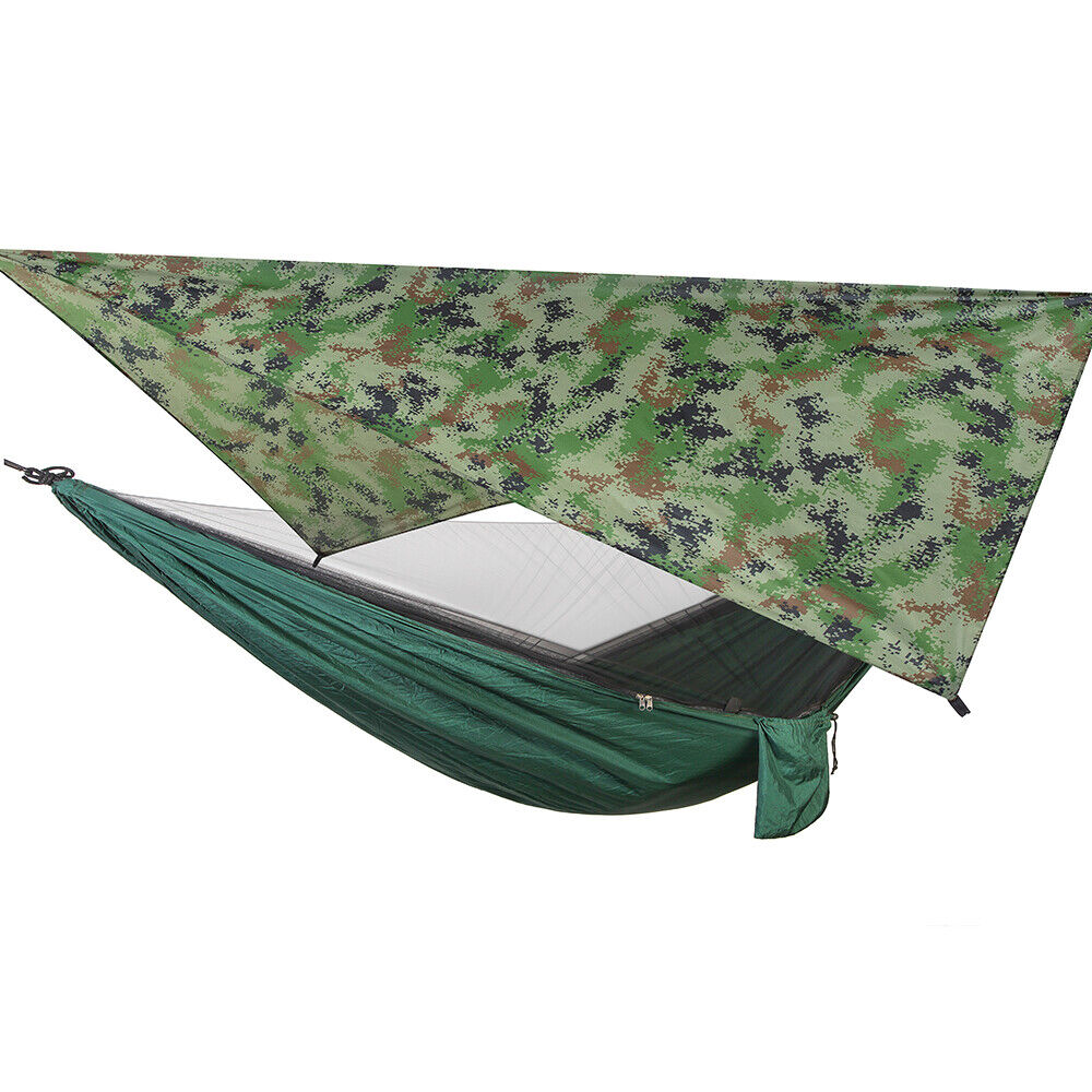 Portable Double Camping Hammock Shelter