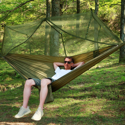 Portable Double Camping Hammock Shelter