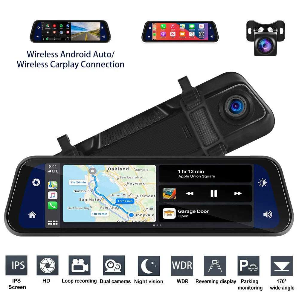 HD Dual Dash Camera 4K Front and Rear Recorder