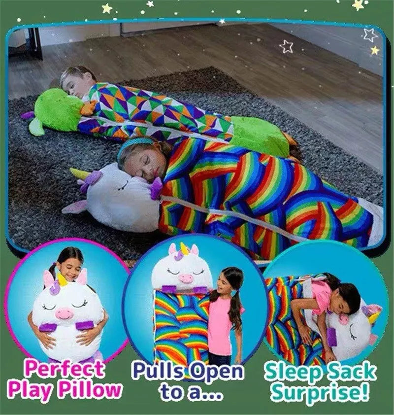 Cozy Kids Sleeping Bag - Soft Plush Sleep Sack for Boys Girls
