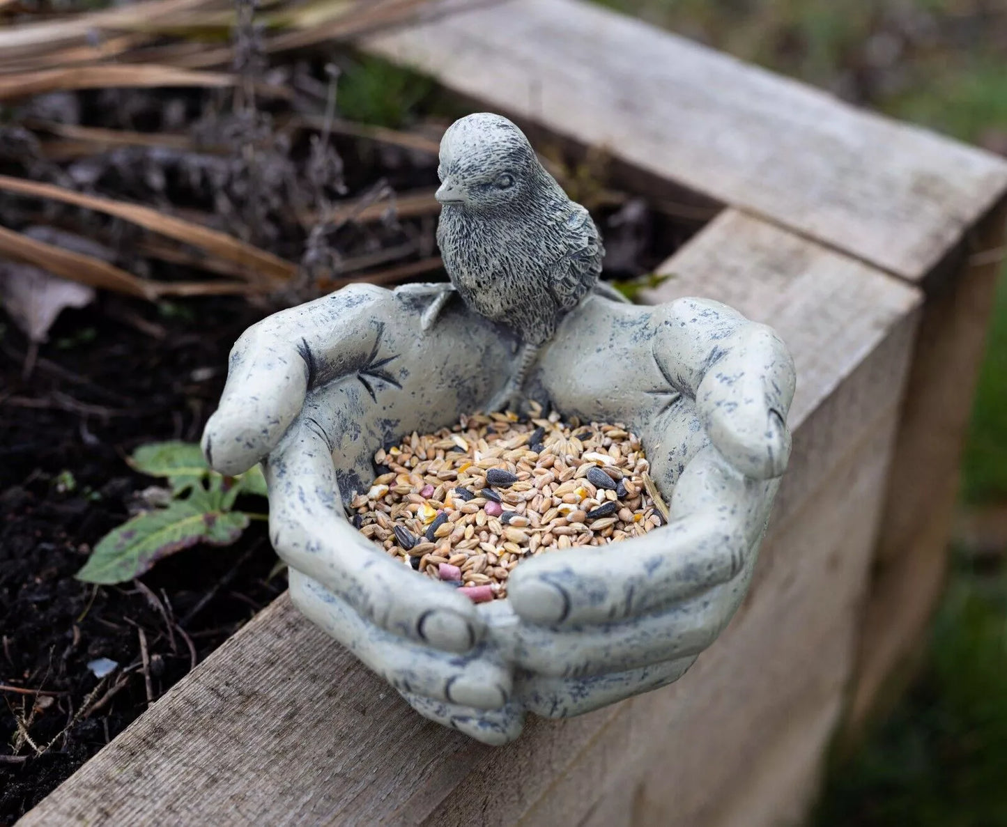 Colorful Bird Feed Handcrafted Resin Feeder - Fesara