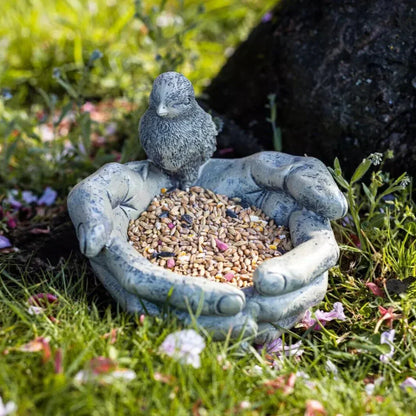 Colorful Bird Feed Handcrafted Resin Feeder