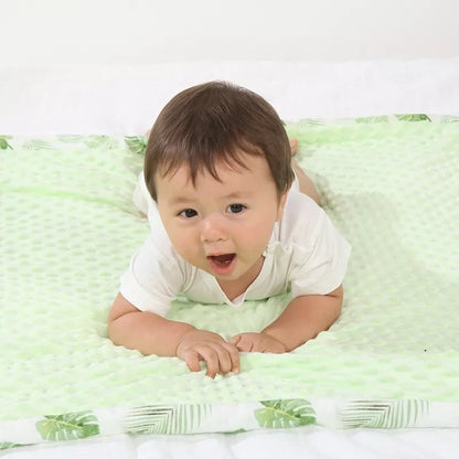 Plush Baby Blanket - Warm Double Layer Blanket