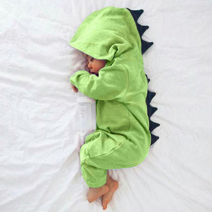Cozy Dinosaur Baby Romper Suit
