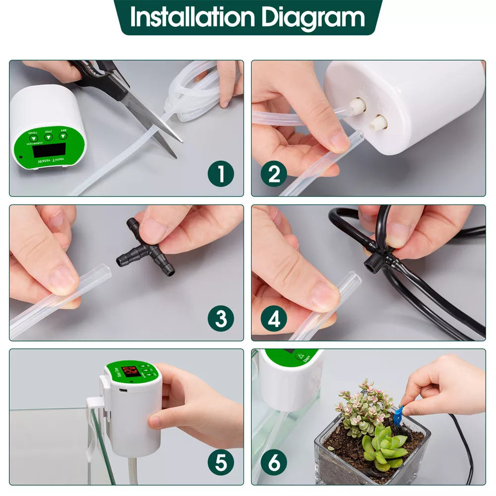 Easy Indoor Plant Watering Kit with Timer