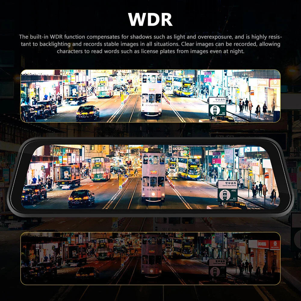 HD Dual Dash Camera 4K Front and Rear Recorder