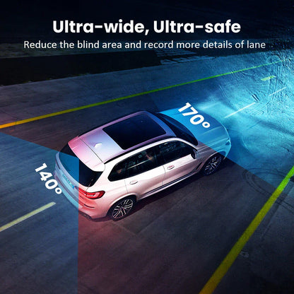 HD Dual Dash Camera 4K Front and Rear Recorder