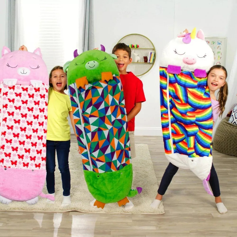 Cozy Kids Sleeping Bag - Soft Plush Sleep Sack for Boys Girls - Fesara
