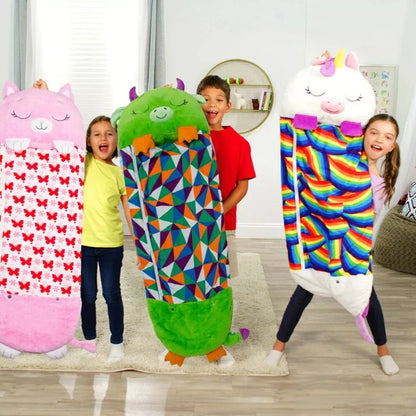 Cozy Kids Sleeping Bag - Soft Plush Sleep Sack for Boys Girls - Fesara