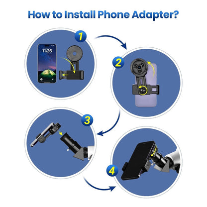 Easy Use 210X Beginner Telescope with Phone App
