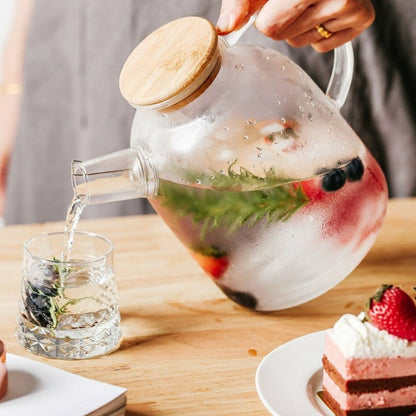 Modern Clear Glass Teapot Set