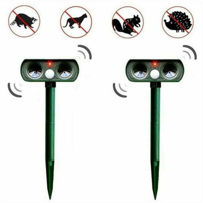 Outdoor Motion Sensor Animal Repellent for Garden Protection