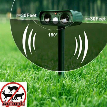Outdoor Solar Animal Repellent Device
