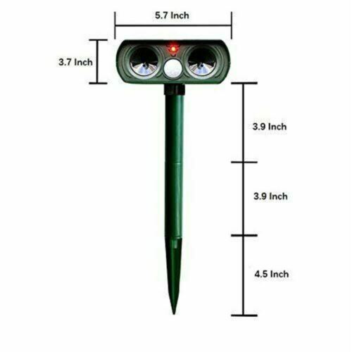 Outdoor Motion Sensor Animal Repellent for Garden Protection