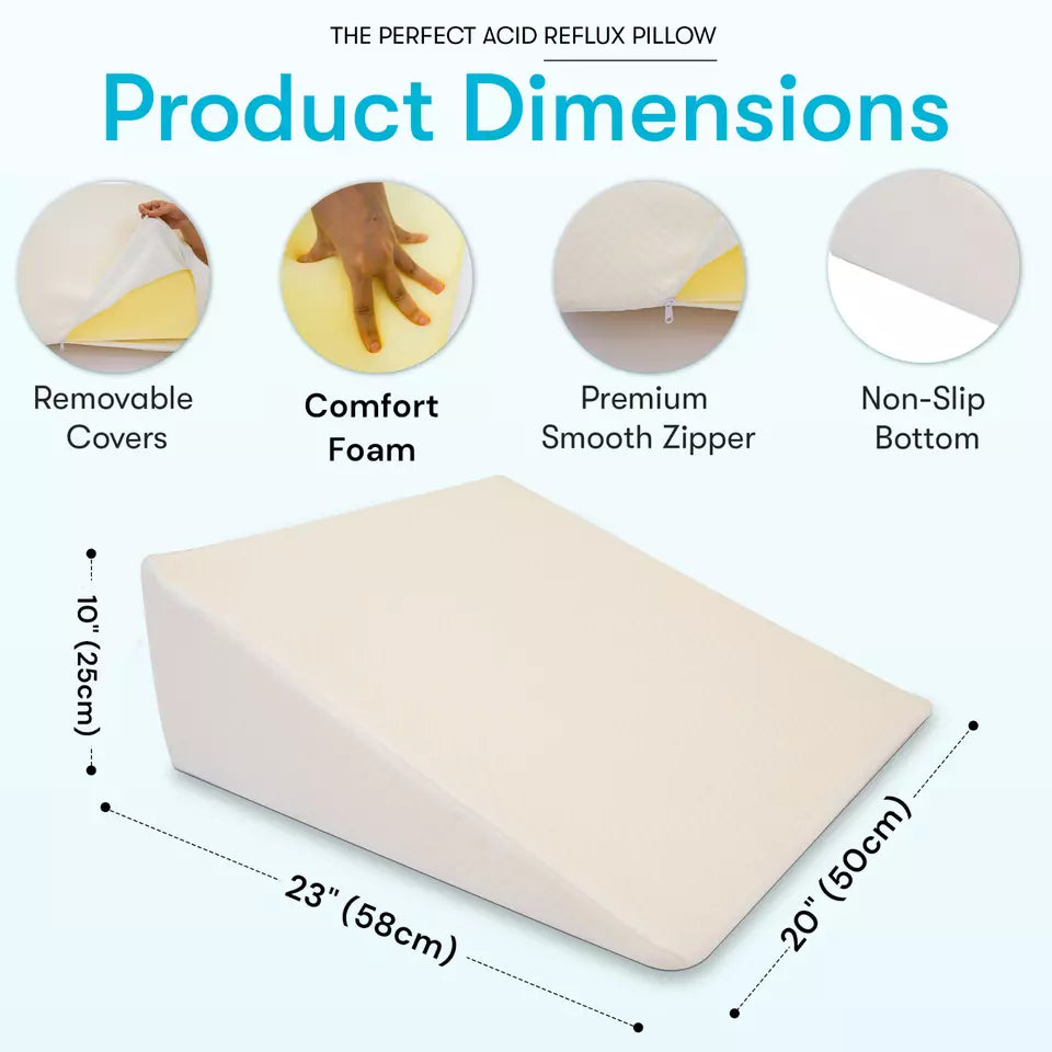 Comfortable Triangle Support Pillow for Back Relief
