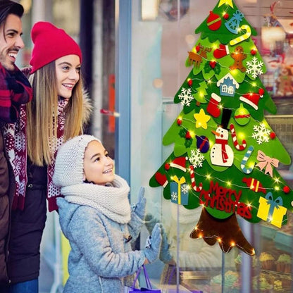 Colorful DIY Felt Christmas Tree Ornament Kit