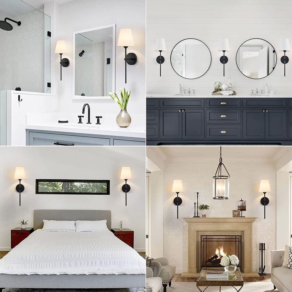 Elegant Battery Powered LED Wall Lamp