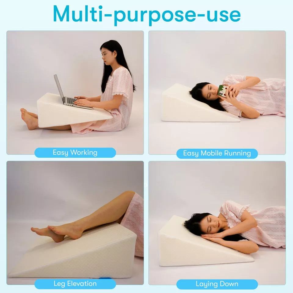 Comfortable Triangle Support Pillow for Back Relief
