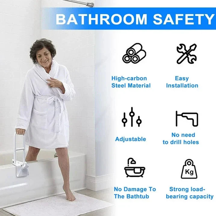 Safe Bathroom Handle Bar for Elderly and Disabled