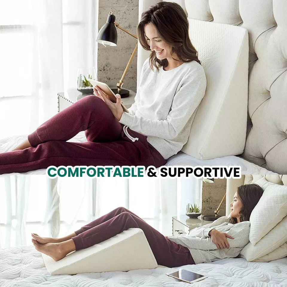Comfortable Triangle Support Pillow for Back Relief